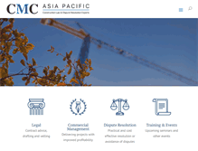 Tablet Screenshot of cmcasiapacific.com